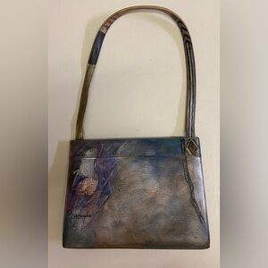 Vintage Jane Yoo Hand Pained Artistic Handbag